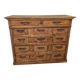 14-drawer wooden chest of drawers