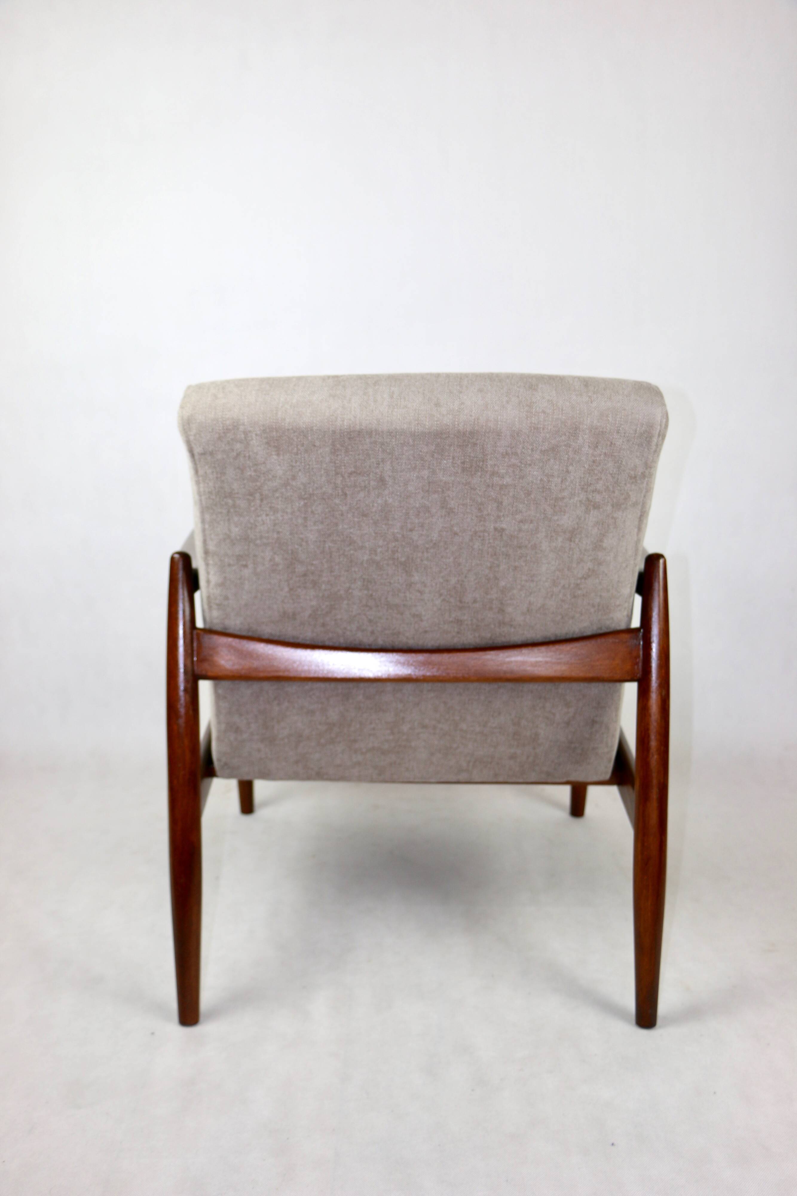 Beige GFM-64 Armchair attributed to Edmund Homa, 1970s