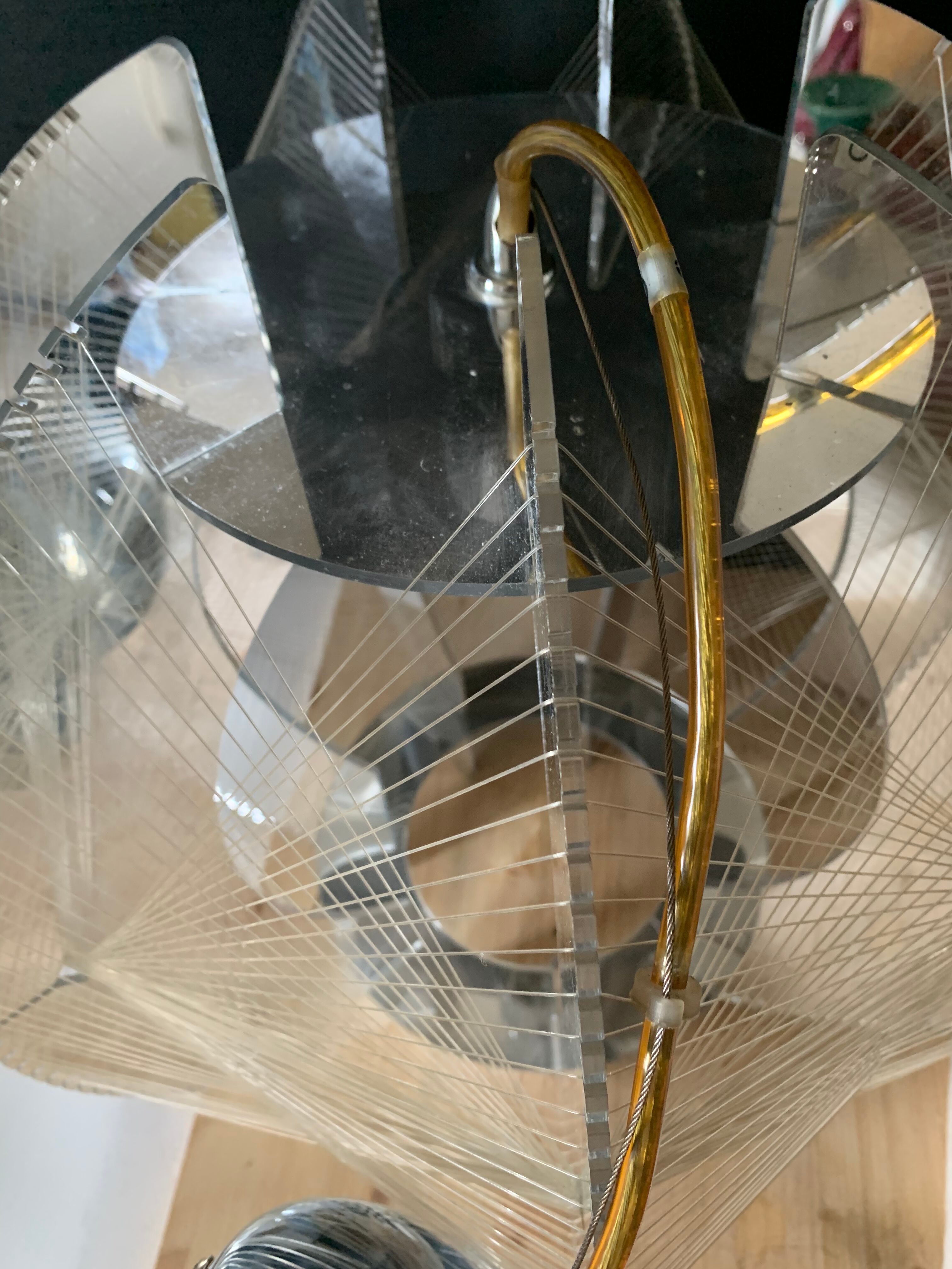 String chandelier Paul Secon