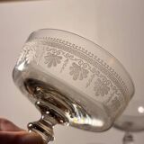 Baccarat and Meisenthal cut glasses 8p.