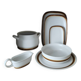 Service de table en gré vintage