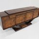 Vintage Italian Art Deco sideboard in burl wood 1930s