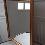 Mirror in gilded wood to hang 50s