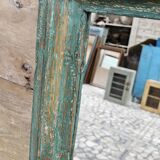 Burmese teak mirror