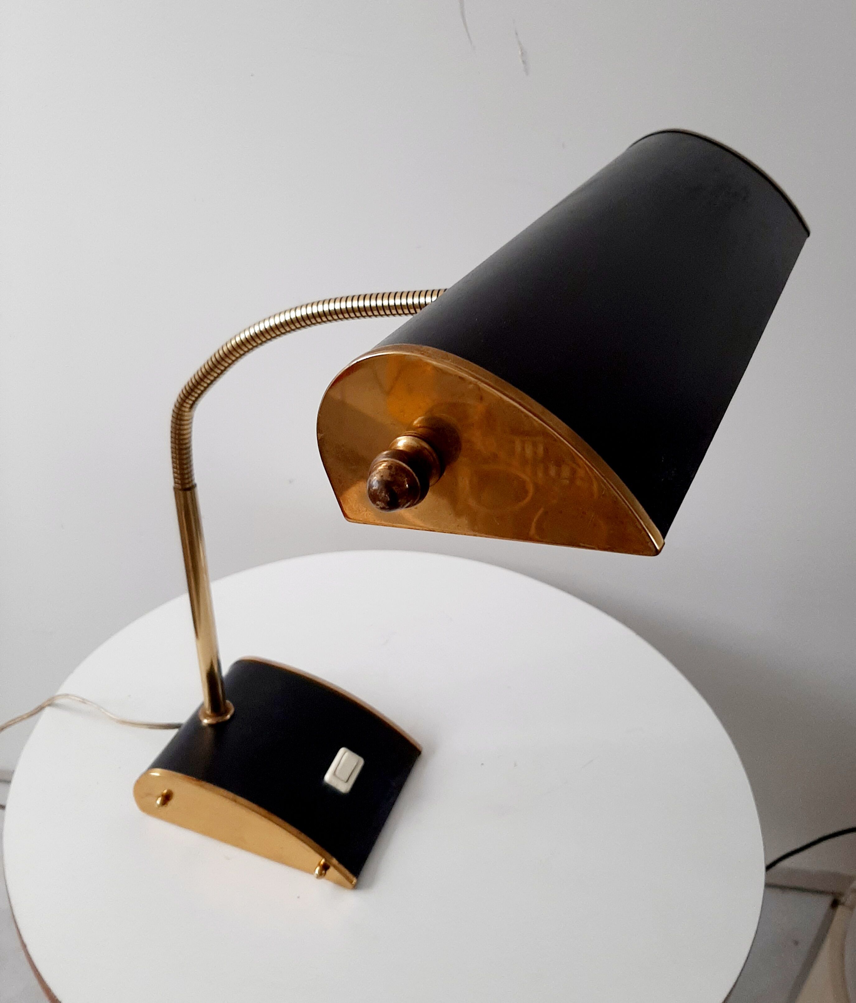 Old notary desk lamp