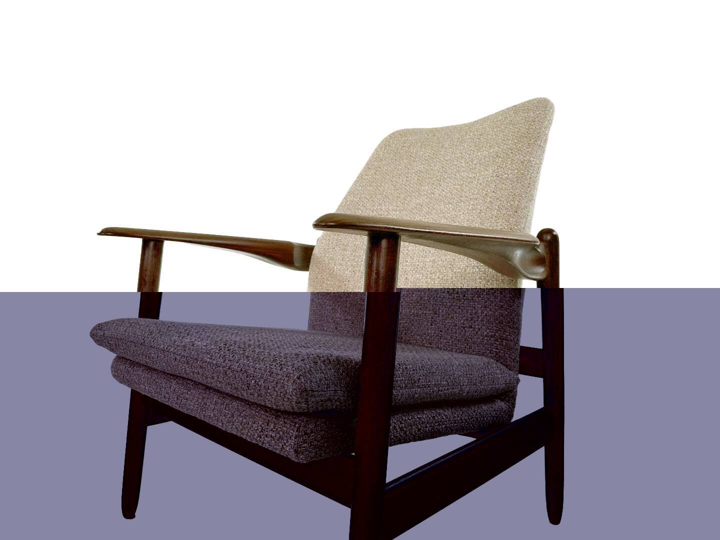 vintage Propos lounge armchair by Hulmefa, 1960s