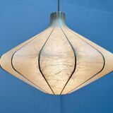 Modern mid-century Cocoon pendant lamp by Friedel Wauer for Goldkant Leuchten, 1960s.