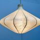 Modern mid-century Cocoon pendant lamp by Friedel Wauer for Goldkant Leuchten, 1960s.