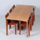 Dutch design dining table by Peter Overdijk for Frozen Fountain, Amsterdam, 1990s