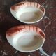 Two vintage Charles Amand ramekins