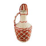 Dame Jeanne canister, scoubidou bottle