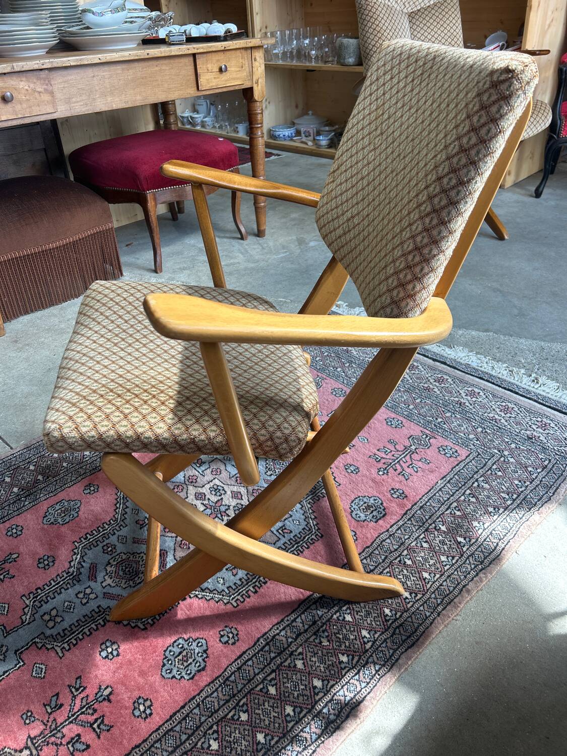 Fauteuil pliant vintage relax