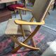 Fauteuil pliant vintage relax