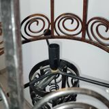 Art deco beaten iron floor lamp 1930