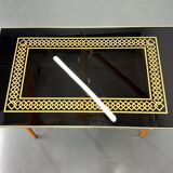 Petite table d'appoint en verre du milieu du siècle, Allemagne