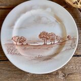 Vintage landscape plate