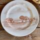 Vintage landscape plate