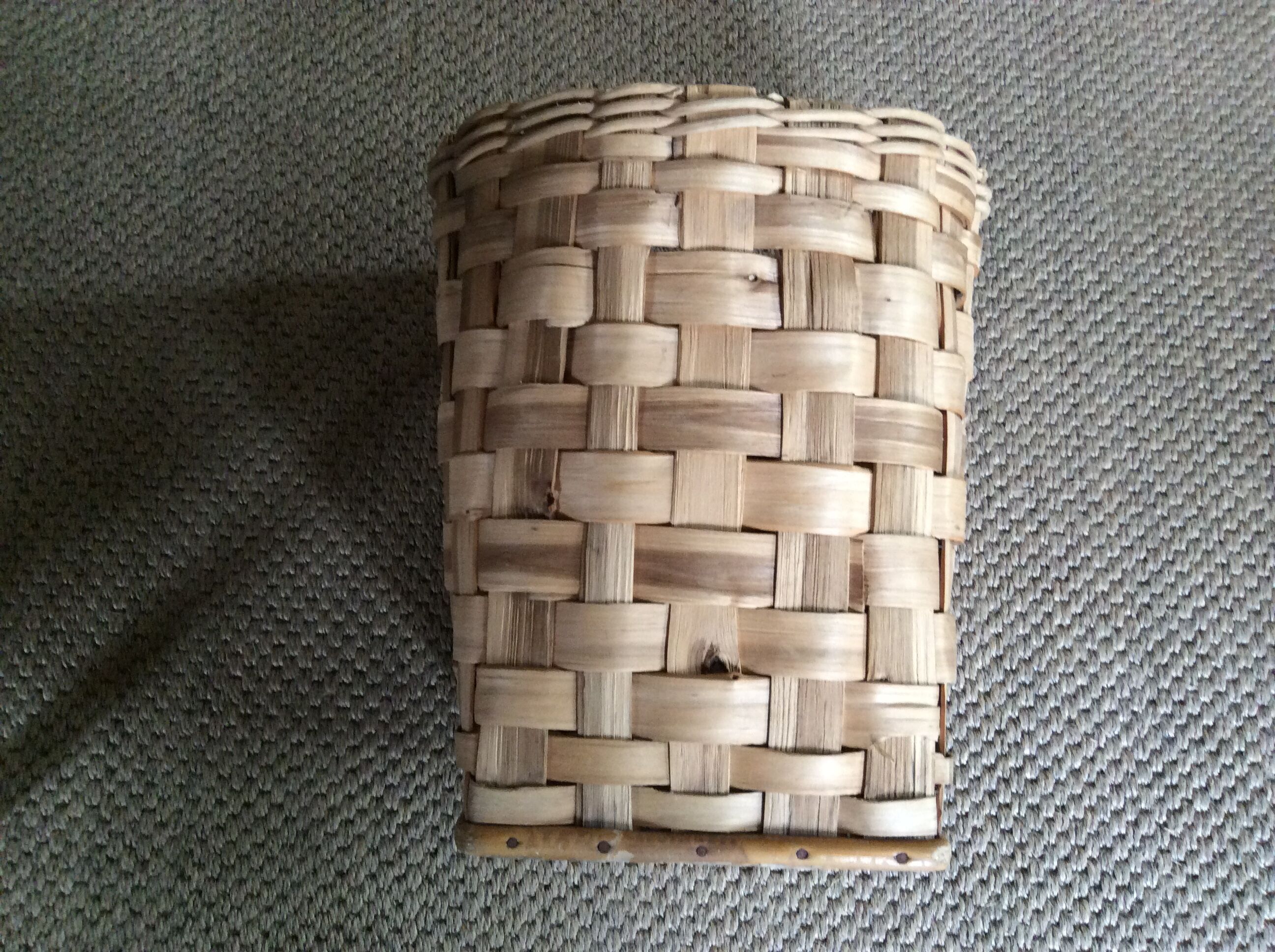 Chestnut basket braided