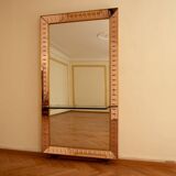 Italian floor mirror by Cristal Art, Italy 1960s
