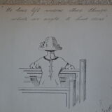 Indian ink drawing circa 1910