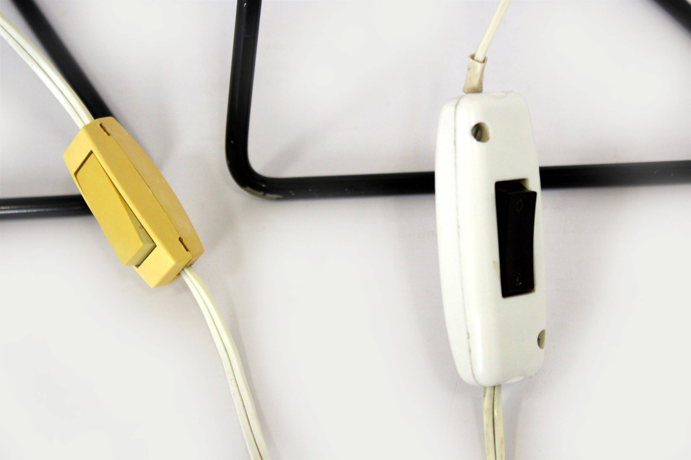 Lampes de table noires par Josef Hurka pour Drupol, années 1960, lot de 2