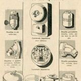 Art deco porcelain ceiling lamp