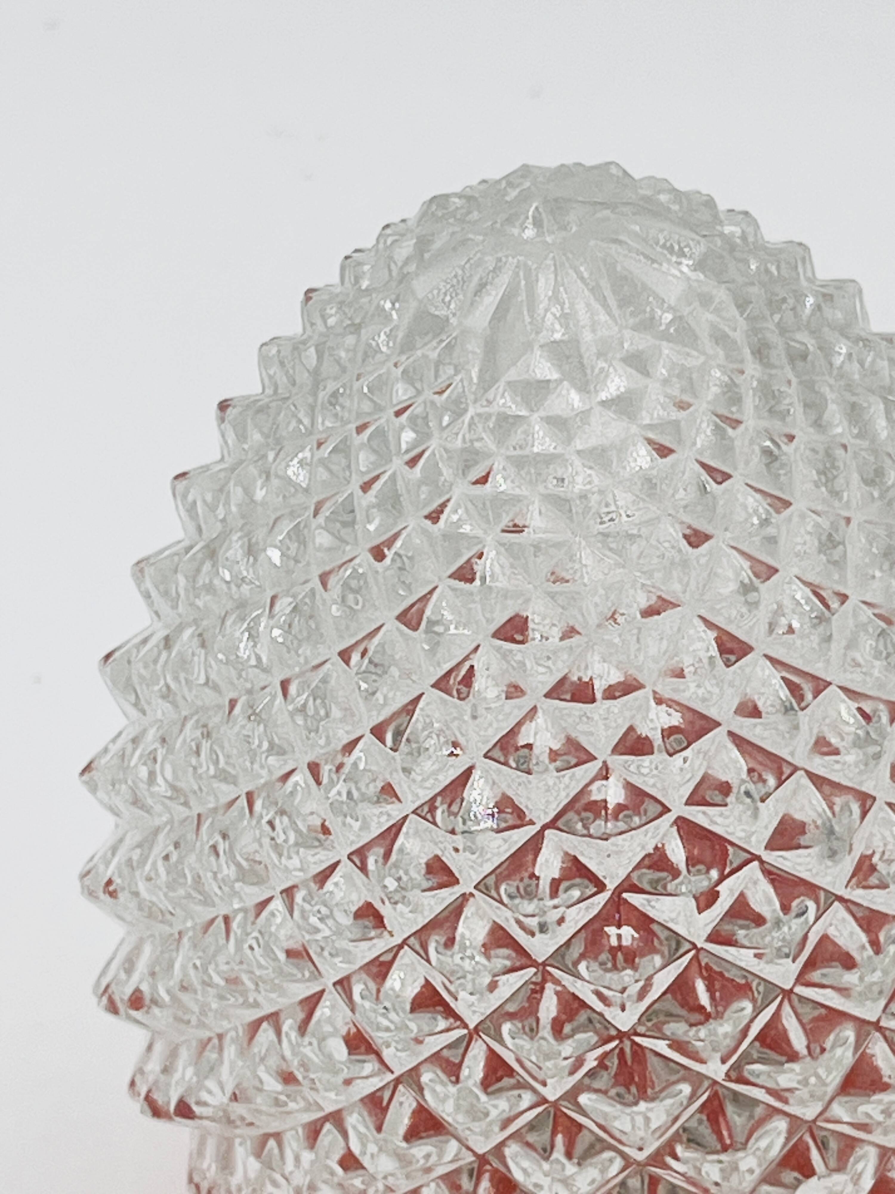 Orange Pinecone Ceiling Light