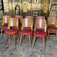 Suite de 8 chaises bistrot baumann modèle mondor