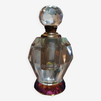 Vintage refillable crystal perfume bottle