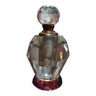 Vintage refillable crystal perfume bottle