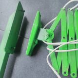 Industrial accordion scissors lamp