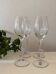 1980s Crystal Wine Glasses Wavy/Zigzag Stem