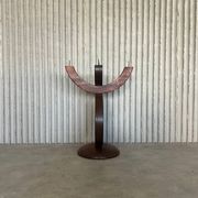 Bougeoir en palissandre XXL funky