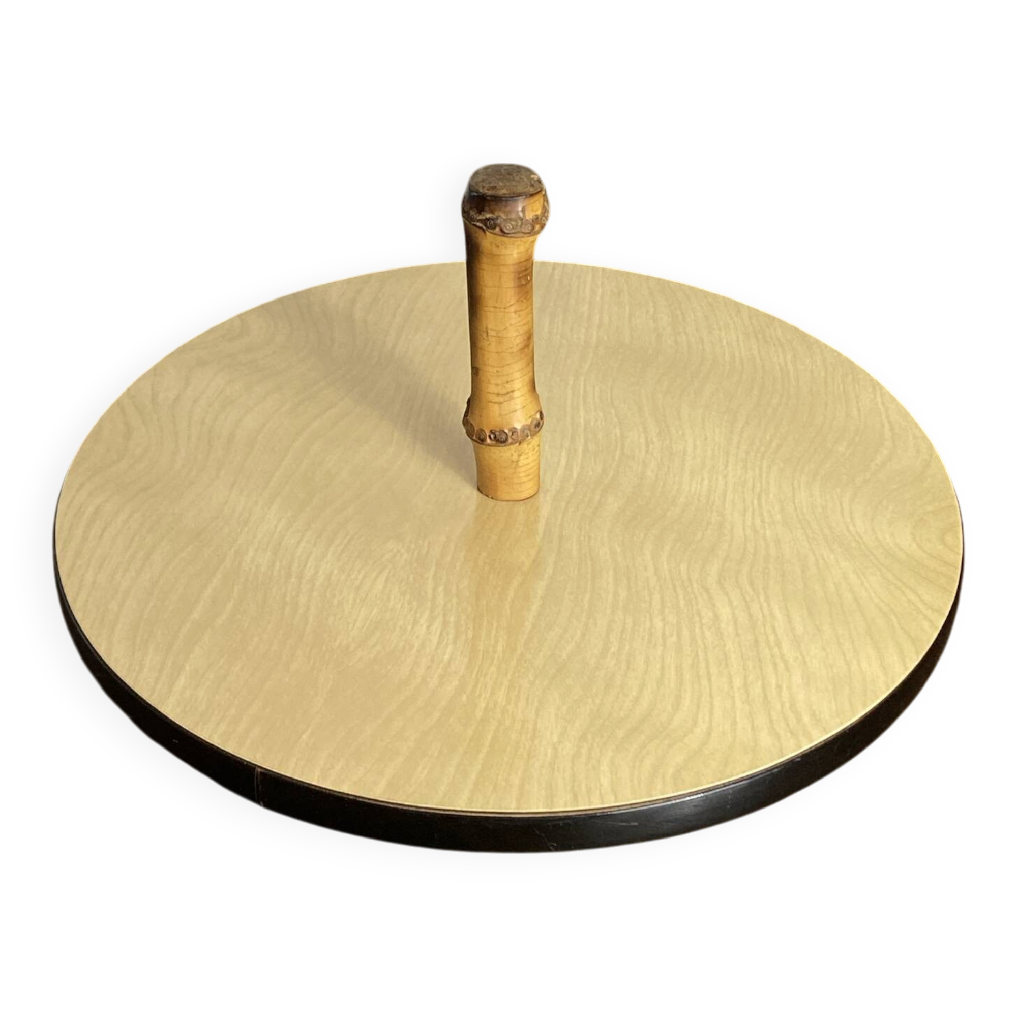 Formica and bamboo table, 1970s