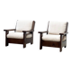 Brutalist lounge chairs