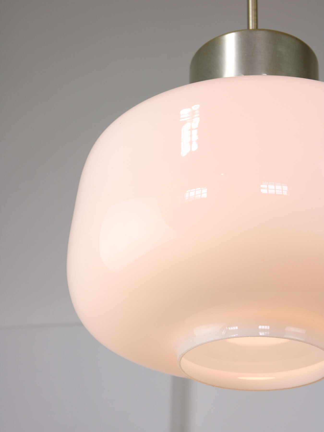 Mid-century Opaline Pendant Lamp