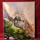 Oil painting on canvas Provence landscape Sainte Victoire Mountain