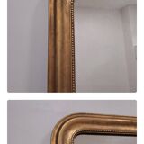 Large antique Louis Philippe gilded mirror
