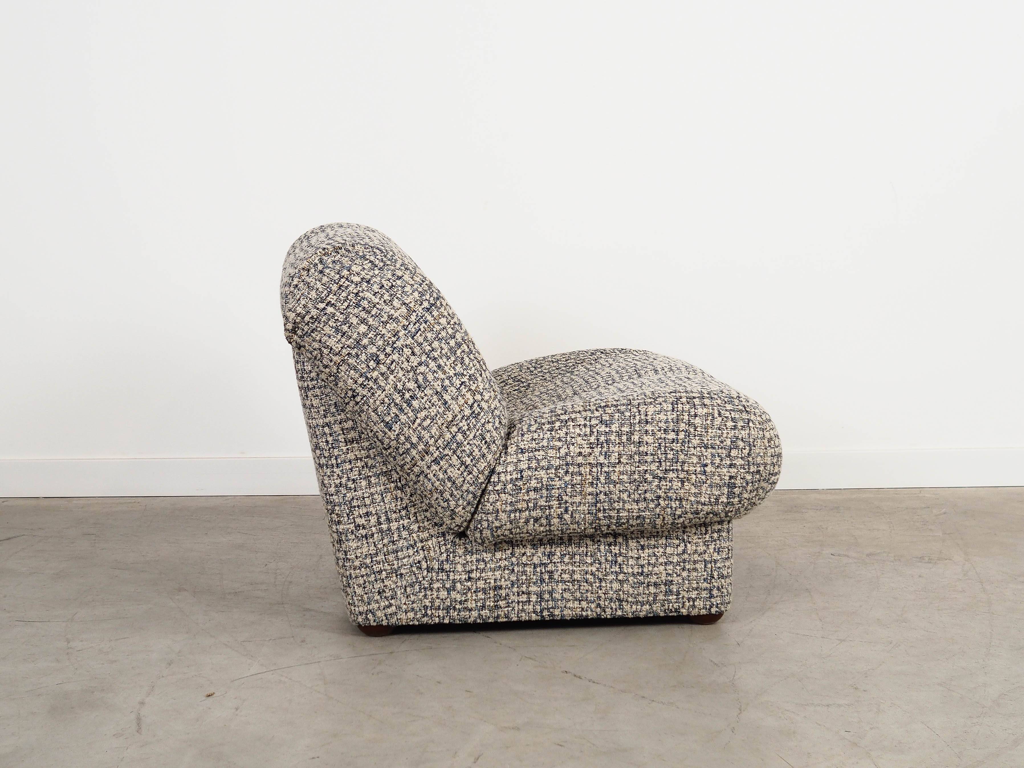 Lounge chair, Italian design, 1970s, made in Italy