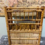 Vintage bamboo shelf