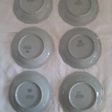 Service tasses à thé porcelaine celadon  Bernardaud Limoges 1920