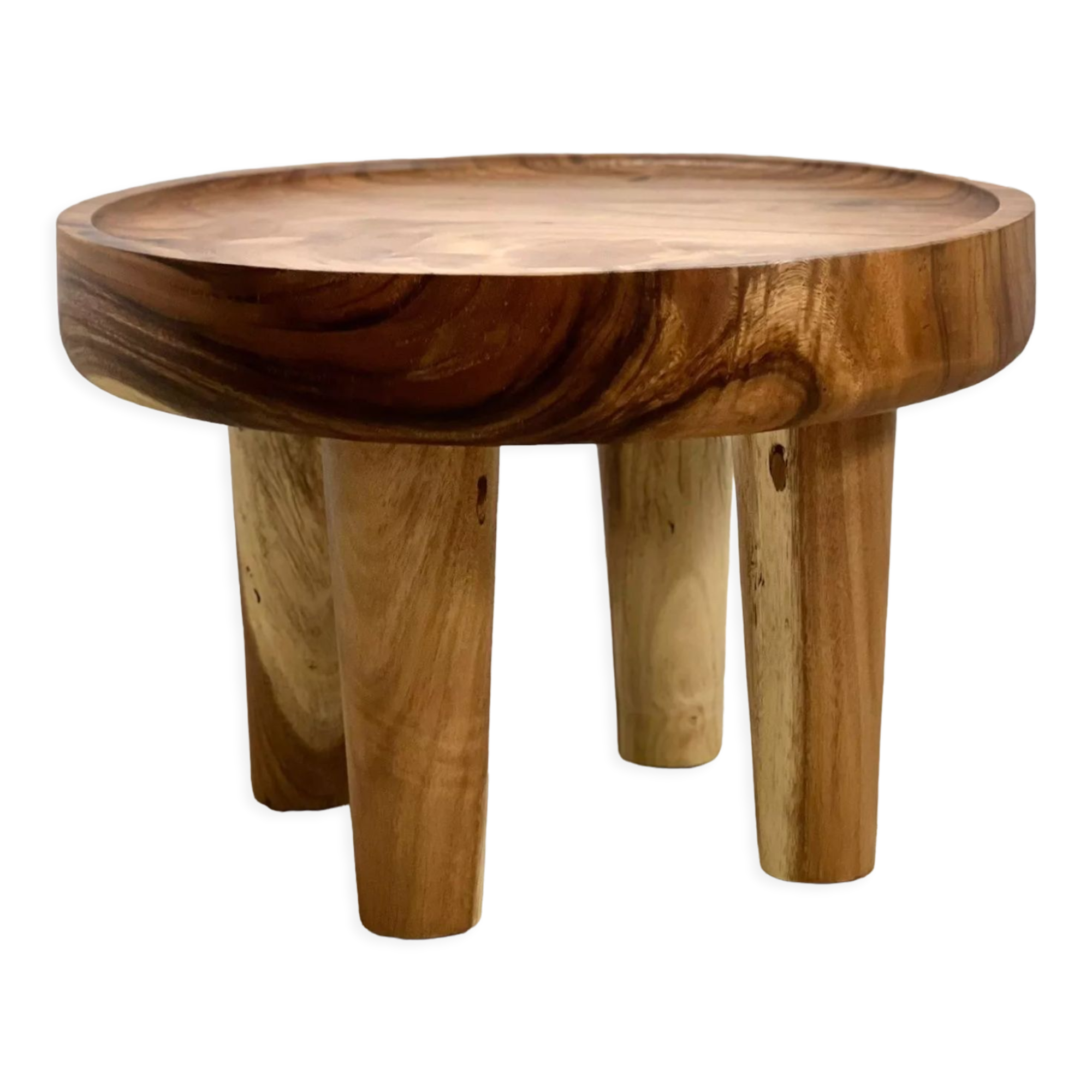 Round coffee table / coffee table / side table wabisabi