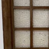 Fixed window with small panes in solid oak 20th century