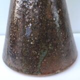 Vintage vase in pyrity sandstone, signed