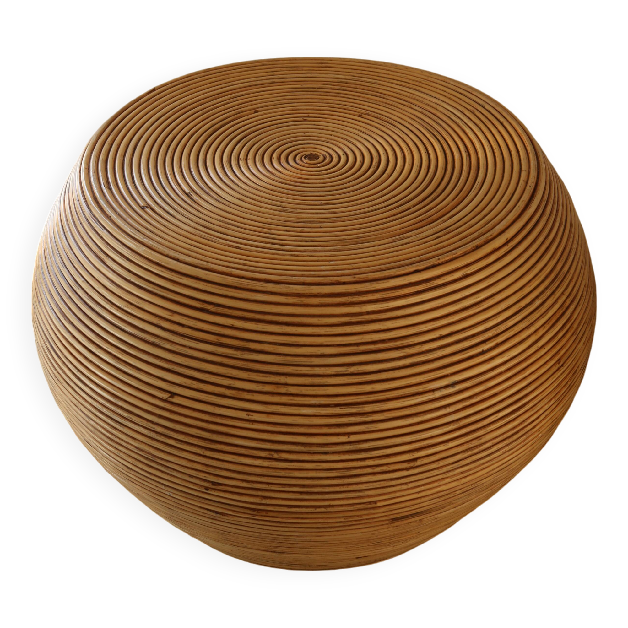 Vintage rattan table