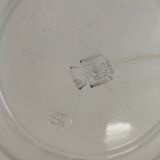 Assiette plate ancienne coq faïence digoin sarreguemines céramique française XXe