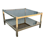 Table basse chrome vintage