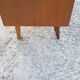 Library secretary of the 50s in blond oak compass feet