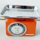 Vintage kitchen scale Stube West Germany orange