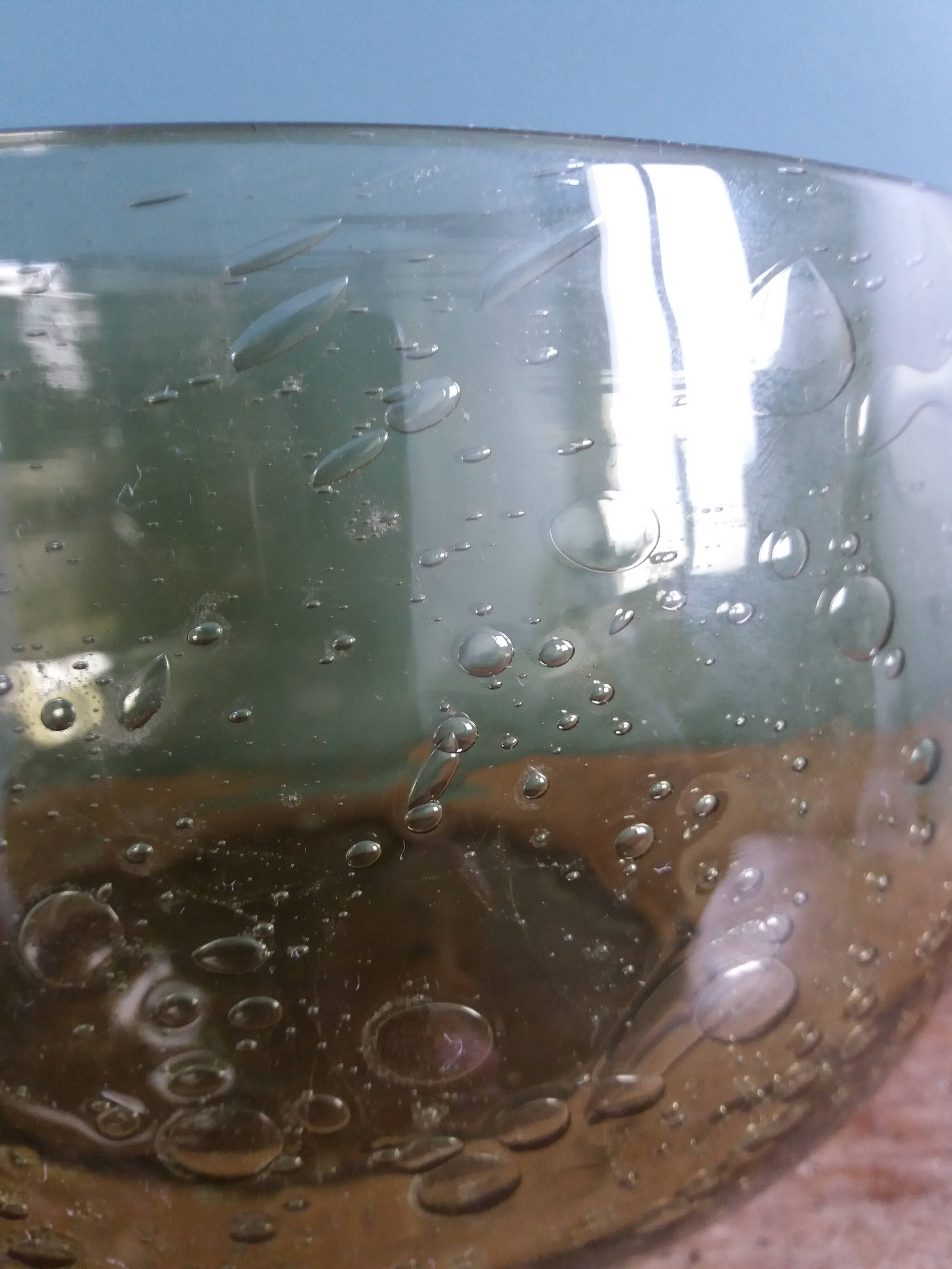 Biot bubble glass salad bowl